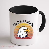 Sexy Bald Guy & Majestic Husband Dad Joke Coffee Mug thumb 1