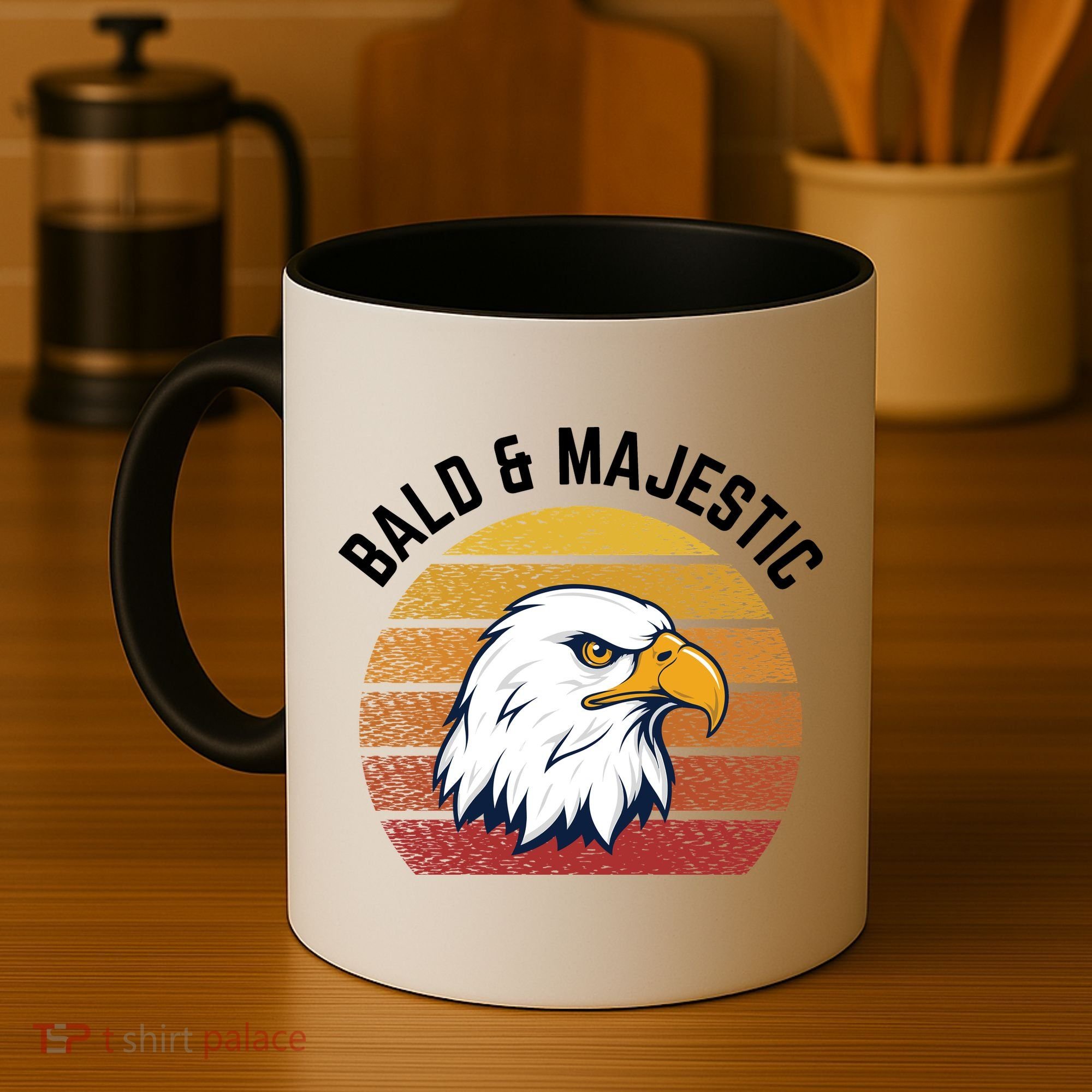 Sexy Bald Guy & Majestic Husband Dad Joke Coffee Mug