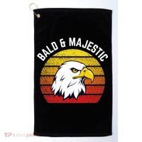 Sexy Bald Guy & Majestic Husband Dad Joke Golf Towel thumb 0