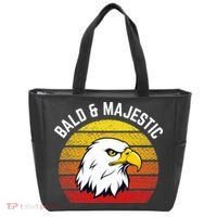 Sexy Bald Guy & Majestic Husband Dad Joke Tote Bag thumb 0