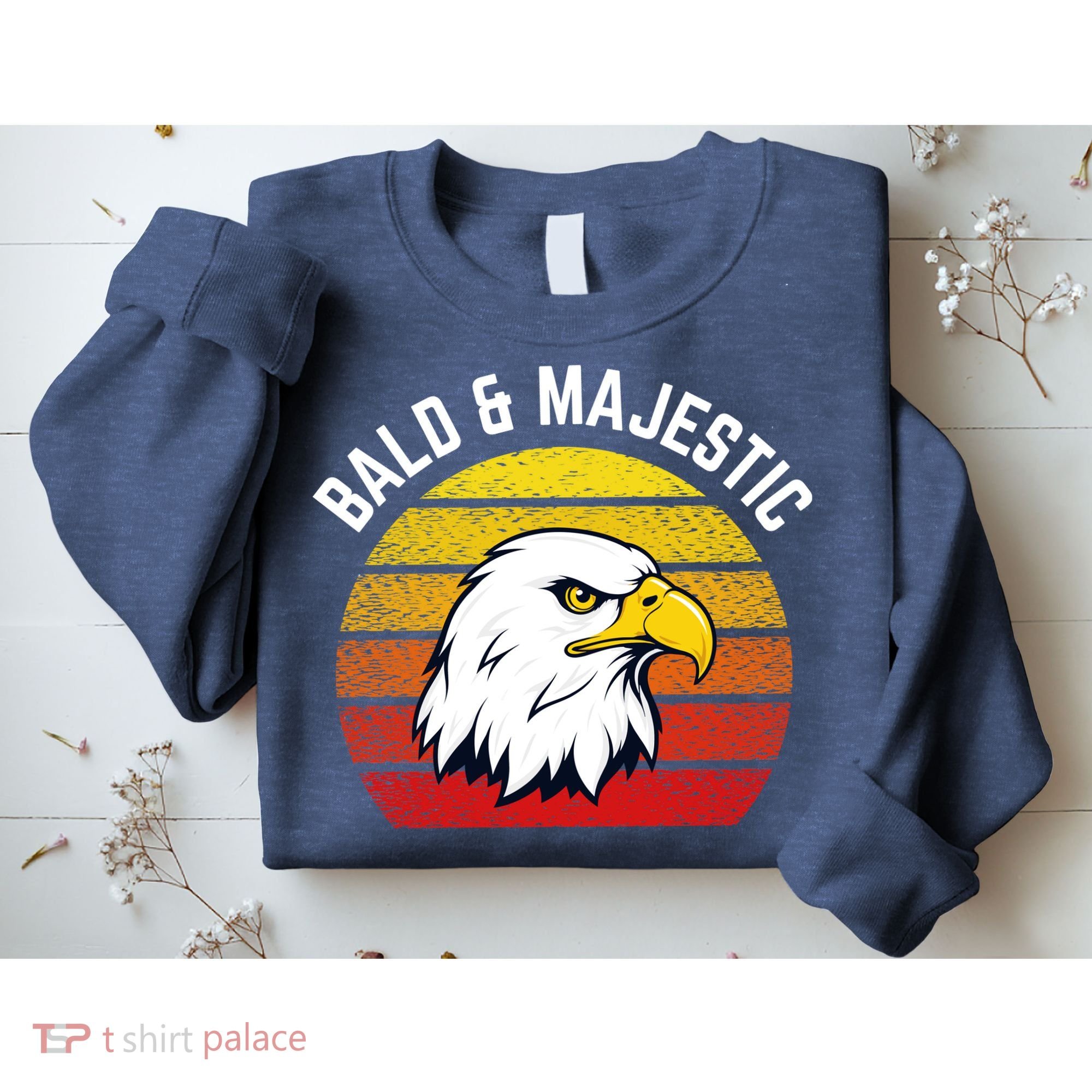 Sexy Bald Guy & Majestic Husband Dad Joke Sweatshirt