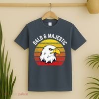 Sexy Bald Guy & Majestic Husband Dad Joke T-Shirt thumb 2