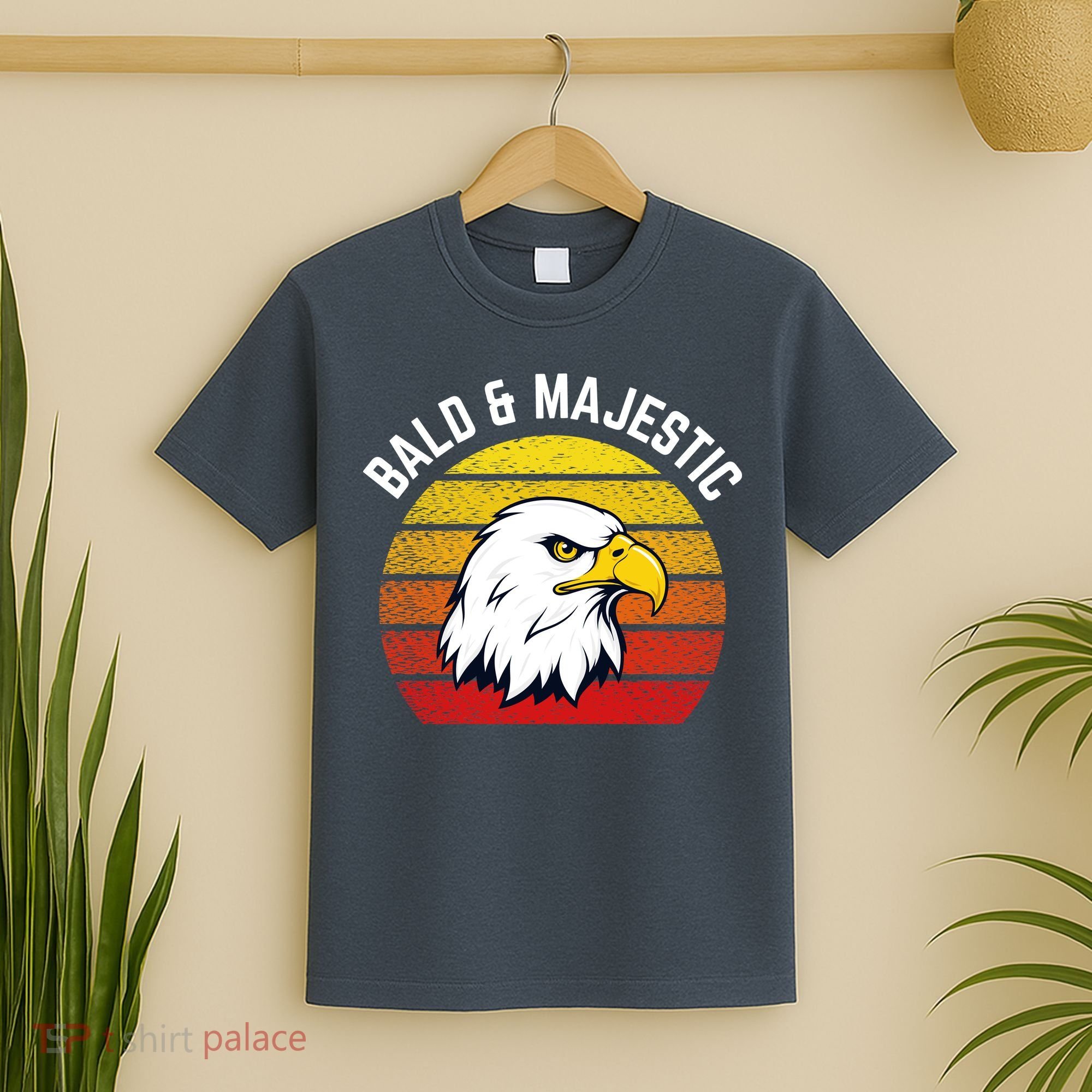 Sexy Bald Guy & Majestic Husband Dad Joke T-Shirt
