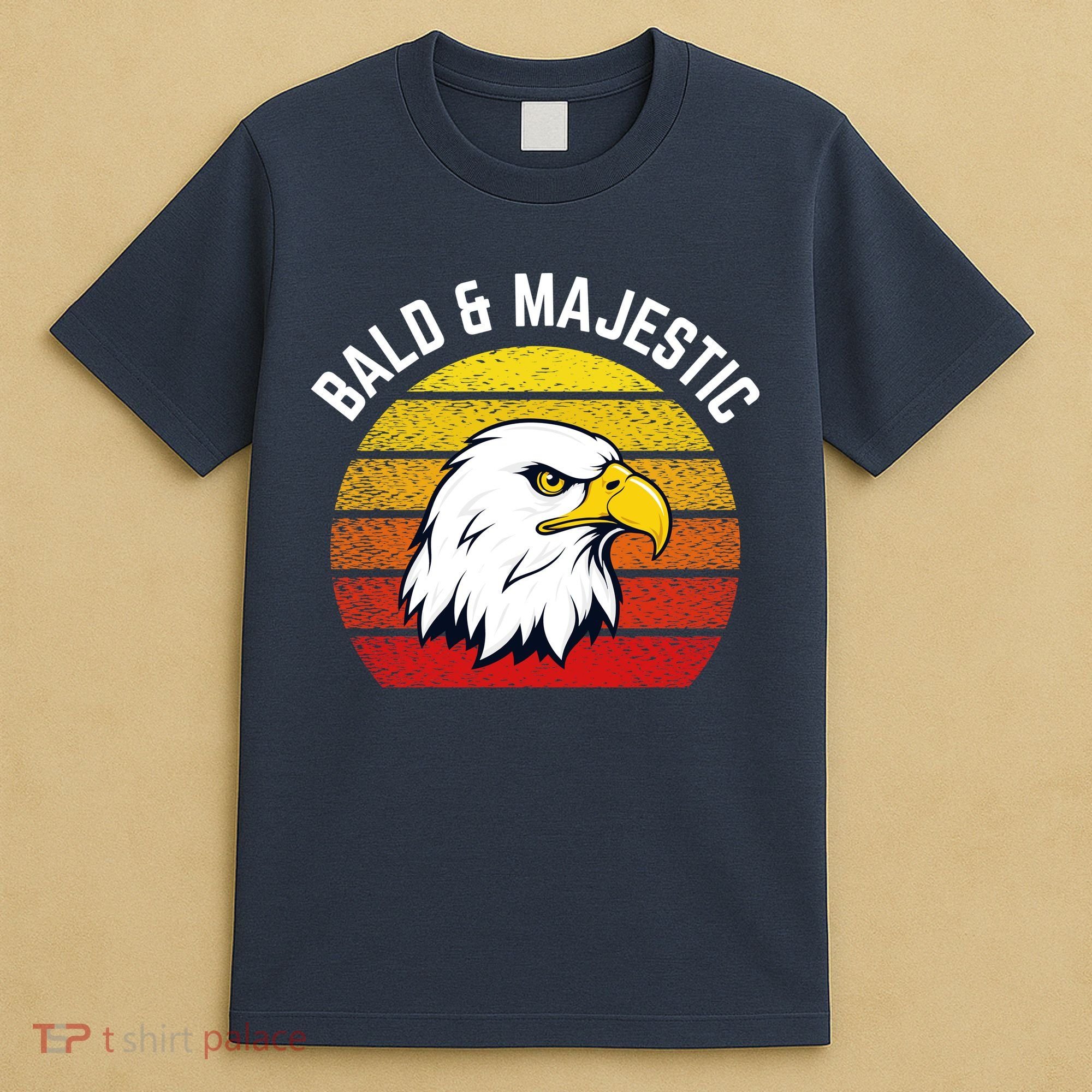 Sexy Bald Guy & Majestic Husband Dad Joke T-Shirt