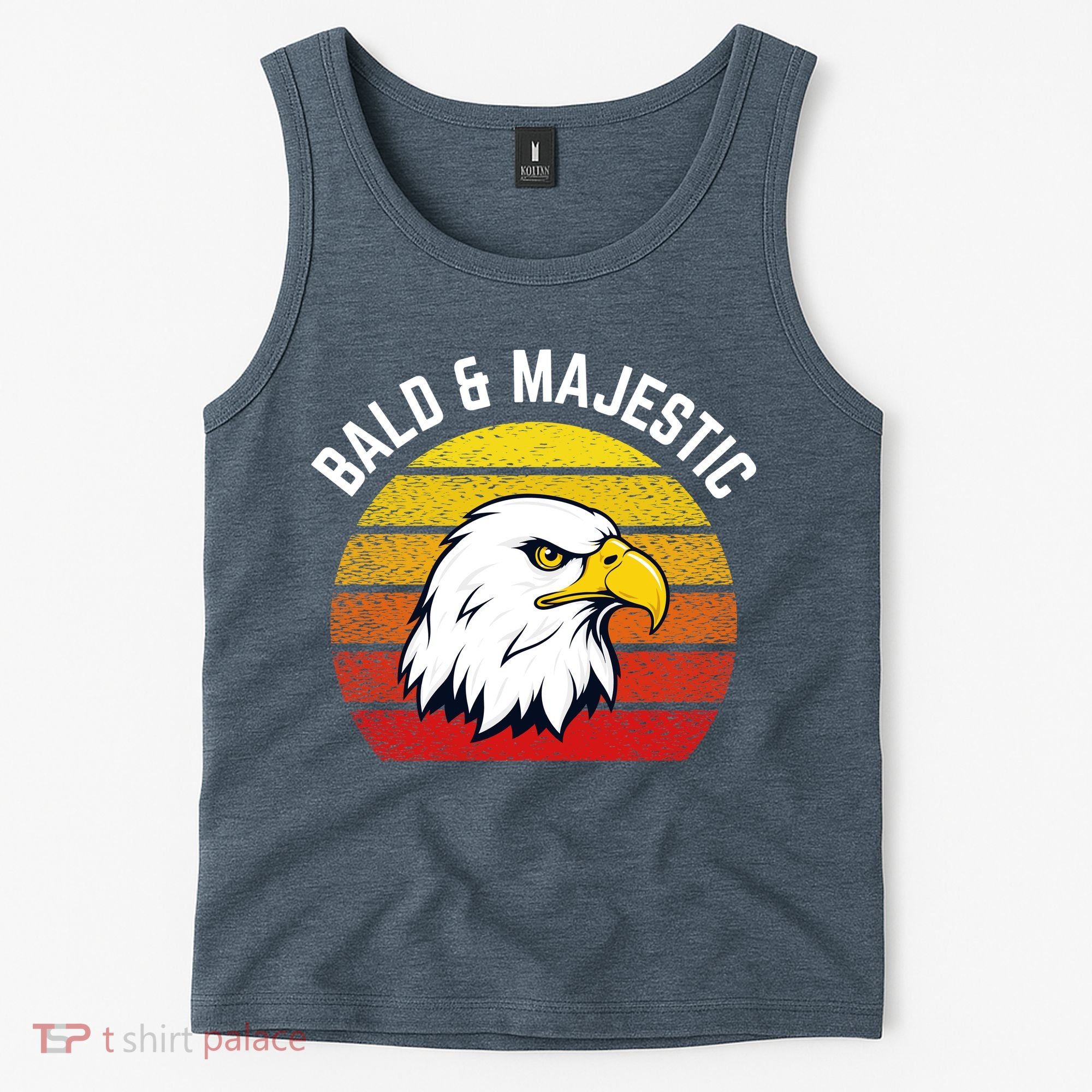 Sexy Bald Guy & Majestic Husband Dad Joke Tank Top
