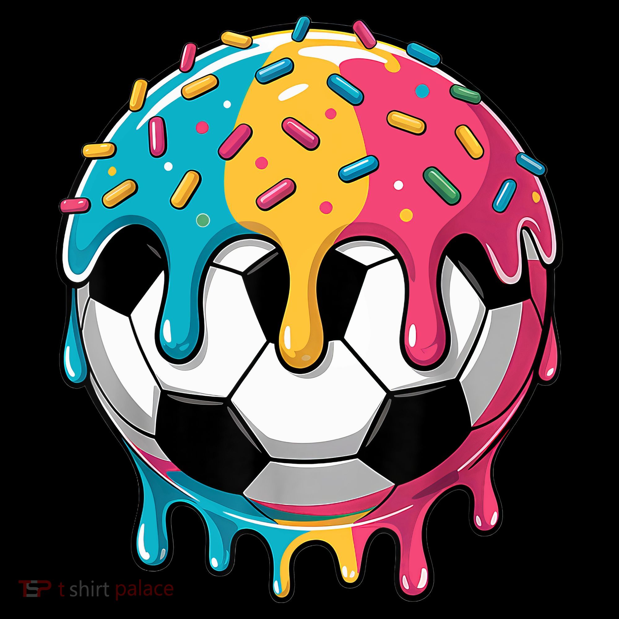 Soccer Boy Girl Ice Cream Soccer Drip Coffee Mug