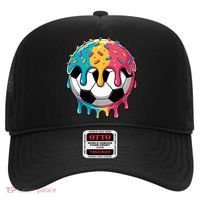 Soccer Boy Girl Ice Cream Soccer Drip Hat thumb 0