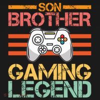 Son Brother Gaming Legend Gamer Family Gaming Brothers Gift Women's Hoodie thumb 2