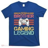 Son Brother Gaming Legend Gamer Family Gaming Brothers Gift T-Shirt thumb 0