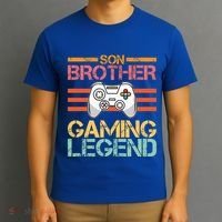 Son Brother Gaming Legend Gamer Family Gaming Brothers Gift T-Shirt thumb 3