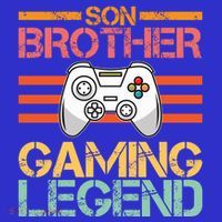 Son Brother Gaming Legend Gamer Family Gaming Brothers Gift T-Shirt thumb 7