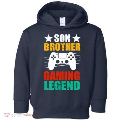 Son Brother Gaming Legend Toddler Hoodie