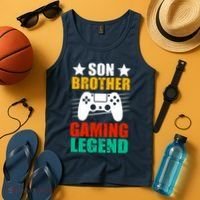 Son Brother Gaming Legend Tank Top thumb 4