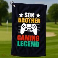 Son Brother Gaming Legend Golf Towel thumb 1