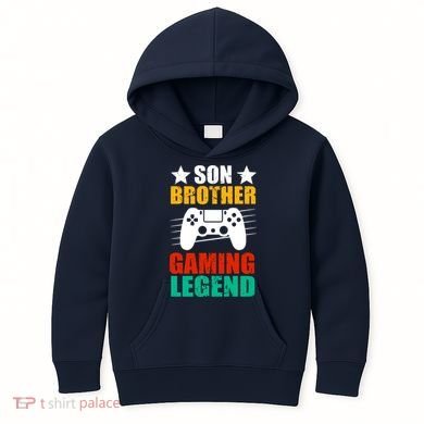 Son Brother Gaming Legend Kids Hoodie