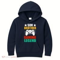 Son Brother Gaming Legend Kids Hoodie thumb 0