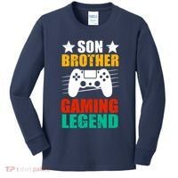 Son Brother Gaming Legend Kids Long Sleeve Shirt thumb 0