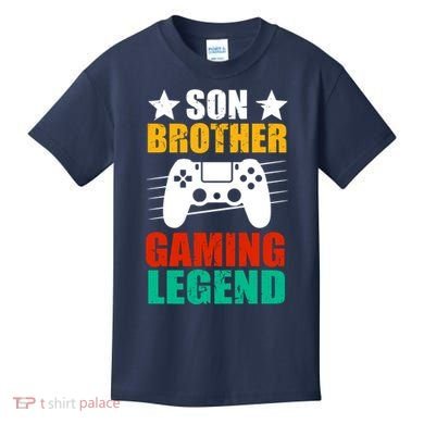 Son Brother Gaming Legend Kids T-Shirt