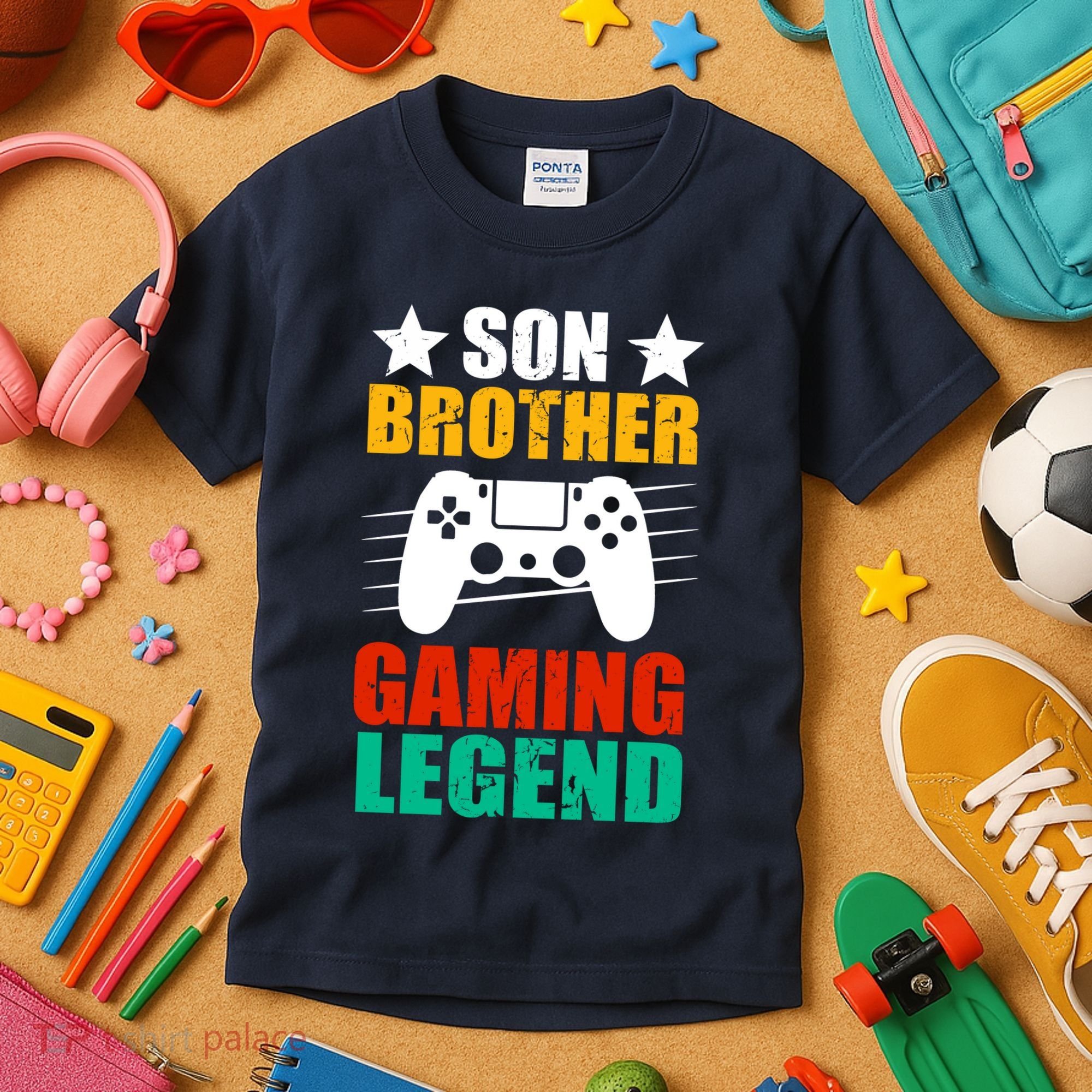 Son Brother Gaming Legend Kids T-Shirt