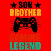 Son Brother Gaming Legend Santa Hat thumb 1