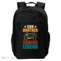 Son Brother Gaming Legend Gamer Backpack thumb 0