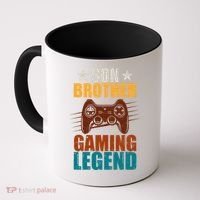 Son Brother Gaming Legend Gamer Coffee Mug thumb 0