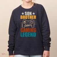 Son Brother Gaming Legend Gamer Women's Sweatshirt thumb 0