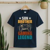 Son Brother Gaming Legend Gamer T-Shirt thumb 2