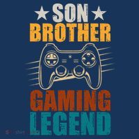 Son Brother Gaming Legend Gamer T-Shirt thumb 7