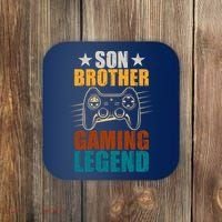 Son Brother Gaming Legend Gamer Coaster thumb 0
