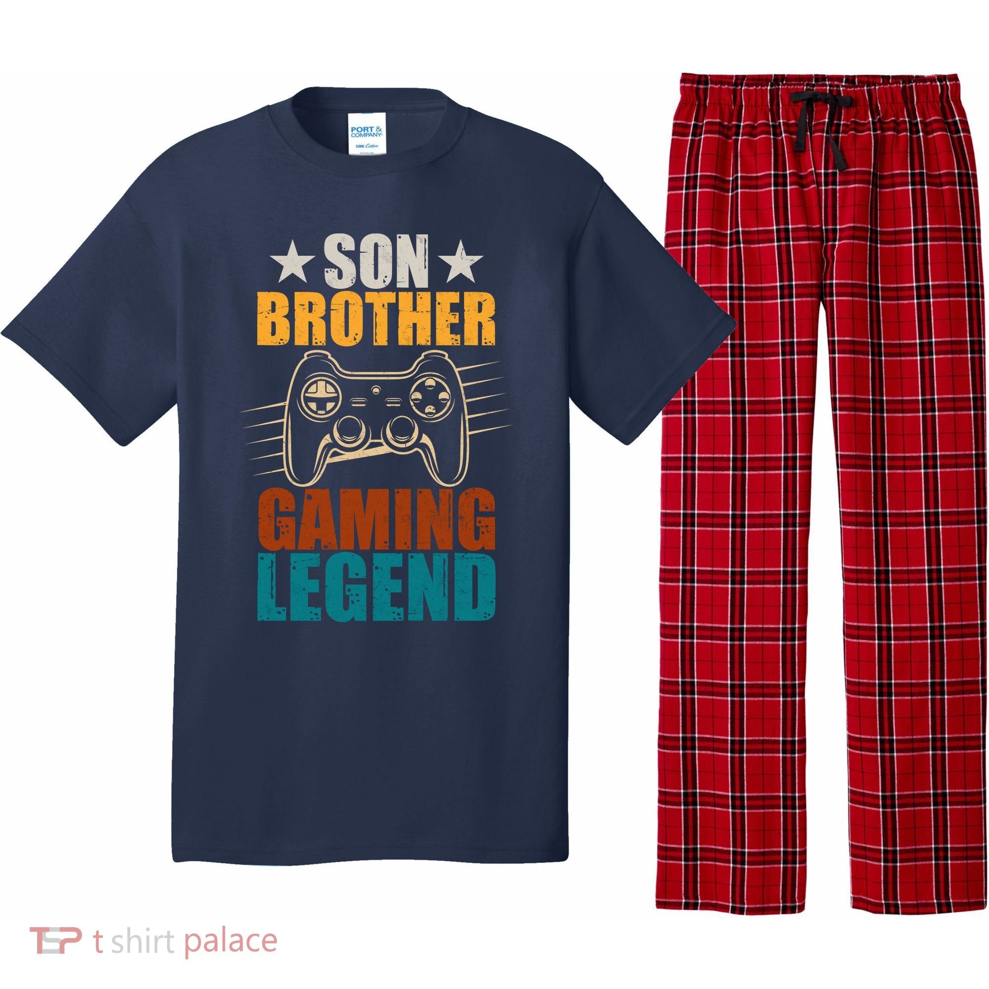 Son Brother Gaming Legend Gamer Pajama Set