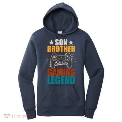 Son Brother Gaming Legend Gamer Women's Hoodie