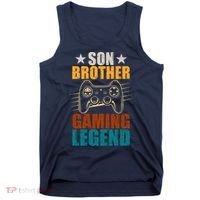 Son Brother Gaming Legend Gamer Tank Top thumb 0