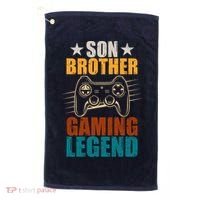 Son Brother Gaming Legend Gamer Golf Towel thumb 0