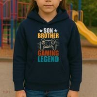 Son Brother Gaming Legend Gamer Kids Hoodie thumb 3