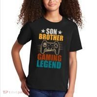Son Brother Gaming Legend Gamer Kids T-Shirt thumb 2