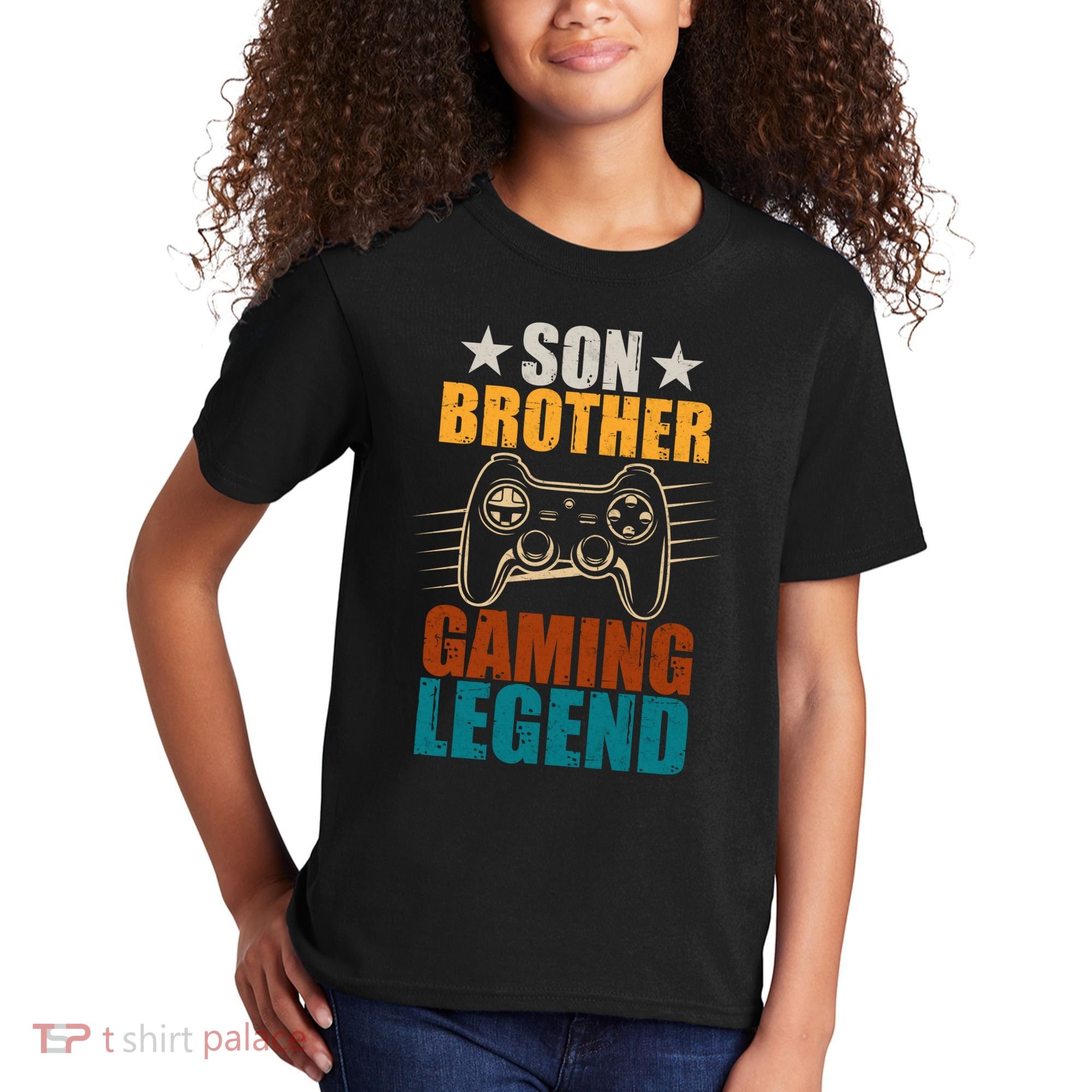 Son Brother Gaming Legend Gamer Kids T-Shirt
