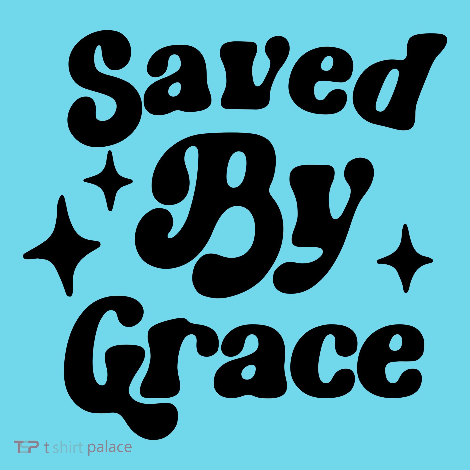 Saved By Grace Motivational Christian Retro Long Sleeve Shirt