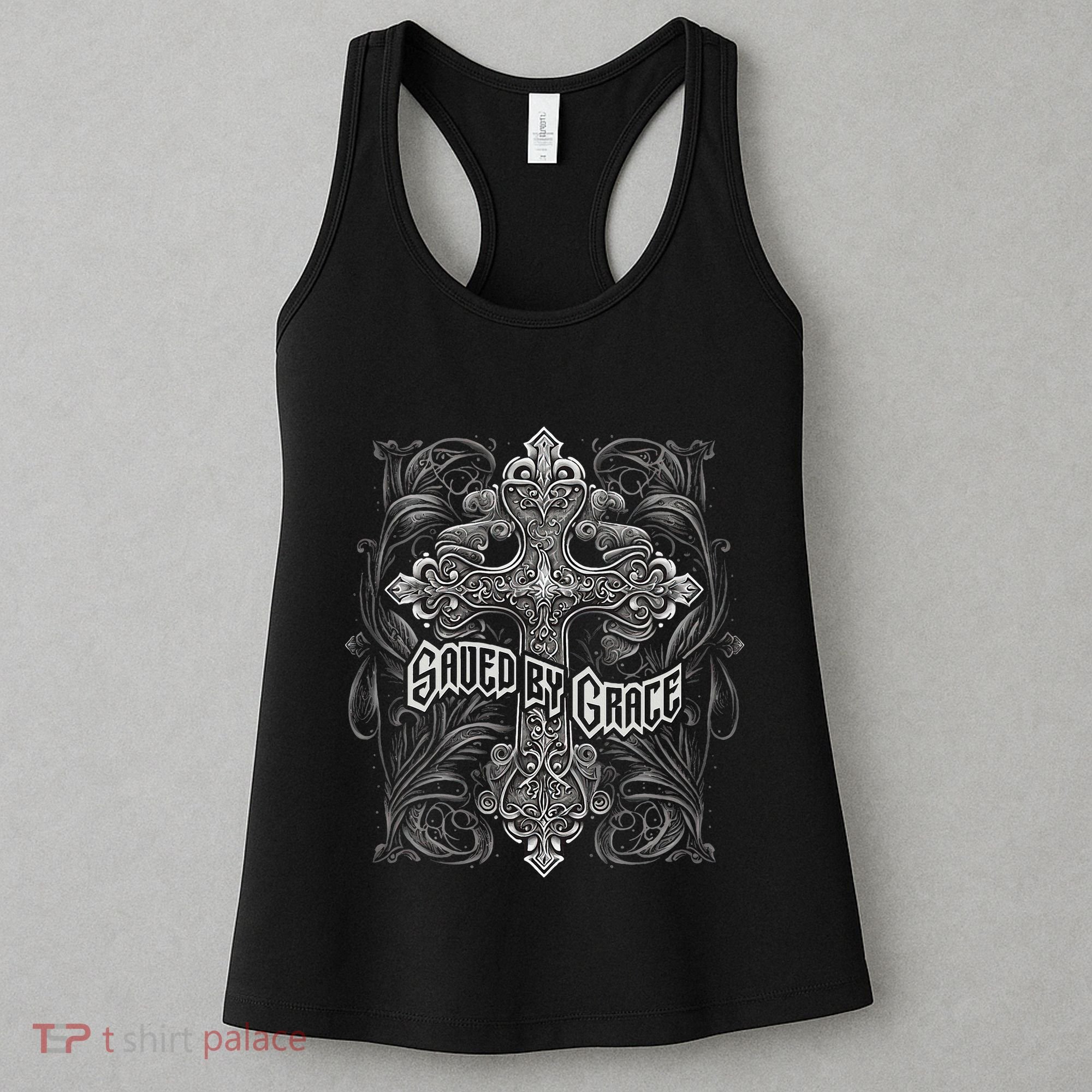 Saved By Grace Christian Women's Tank Top