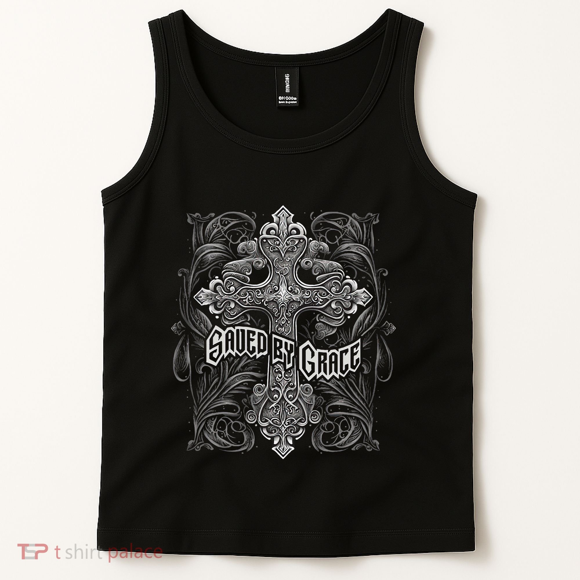 Saved By Grace Christian Tank Top