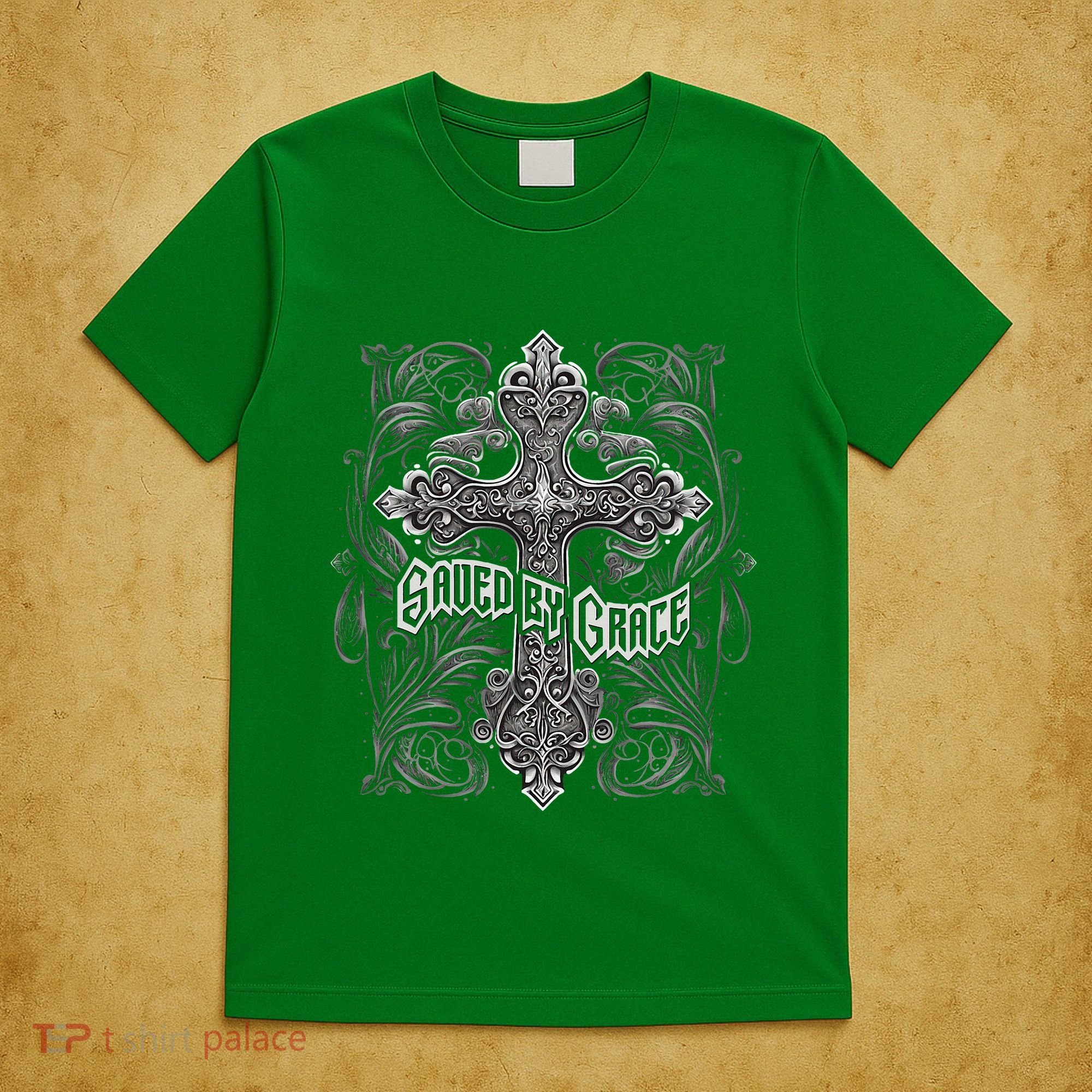 Saved By Grace Christian T-Shirt