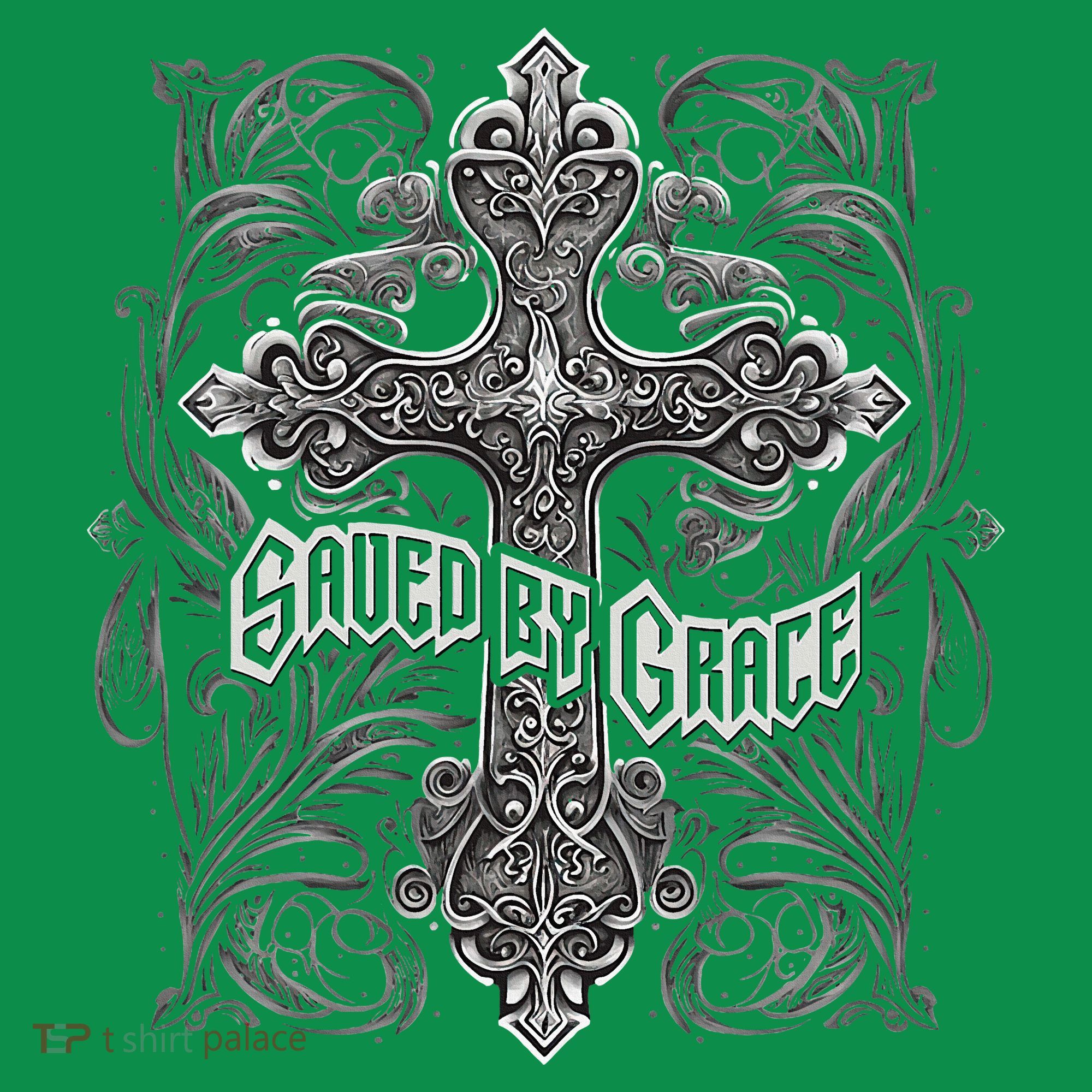Saved By Grace Christian Polo
