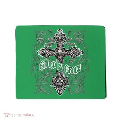 Saved By Grace Christian Mousepad