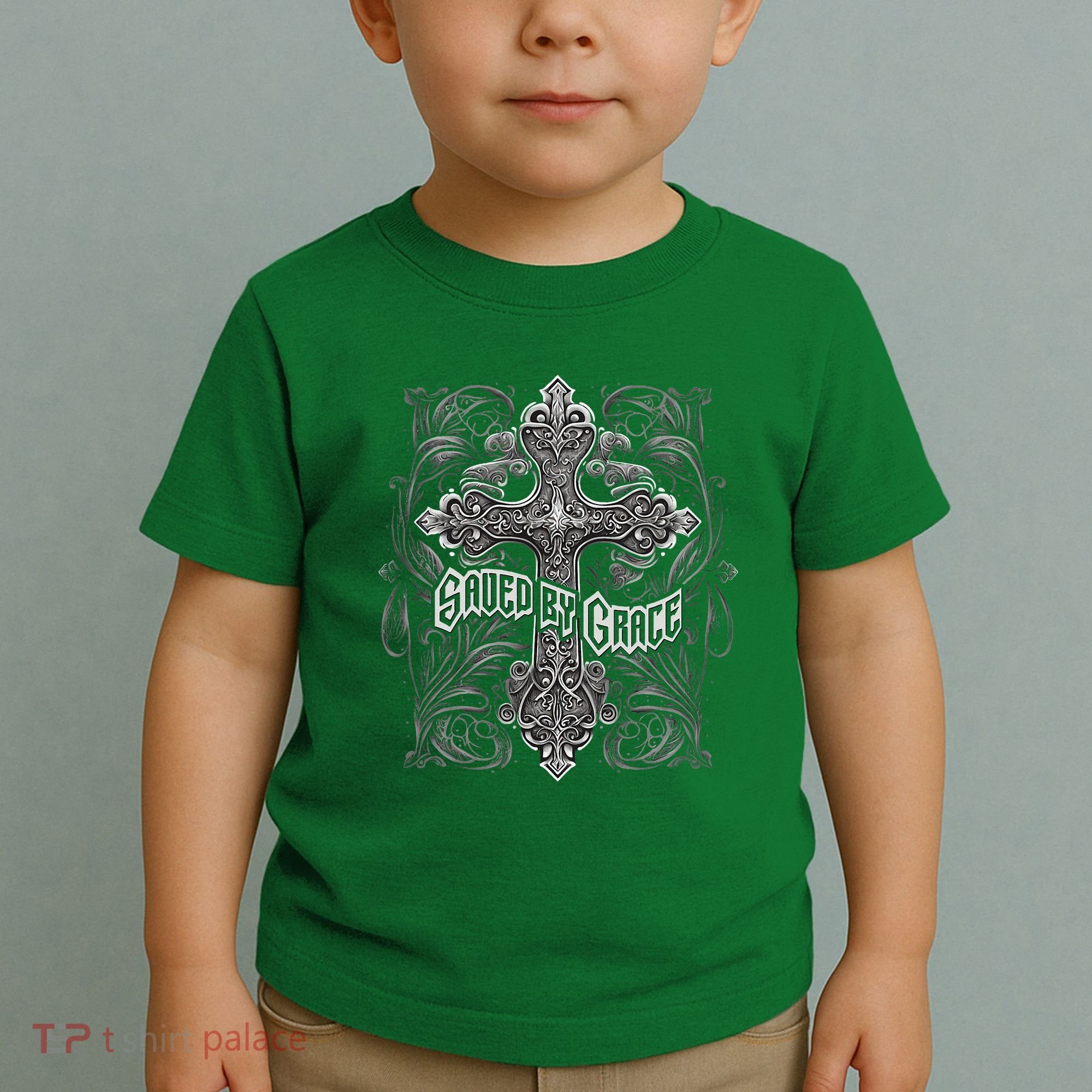 Saved By Grace Christian Toddler T-Shirt