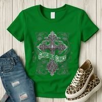 Saved By Grace Christian Women's T-Shirt thumb 3