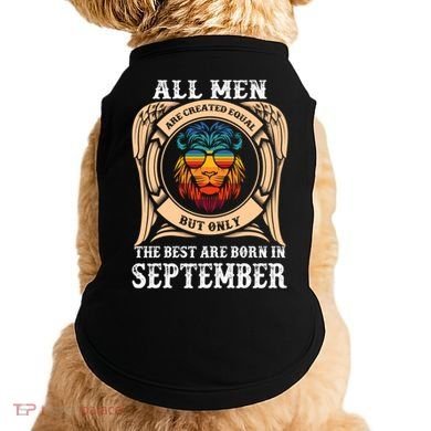 September Birthday Gift Born In September Idea Gift Doggie Tank