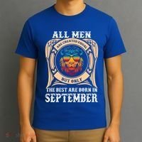 September Birthday Gift Born In September Idea Gift T-Shirt thumb 3