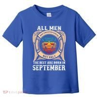 September Birthday Gift Born In September Idea Gift Toddler T-Shirt thumb 0