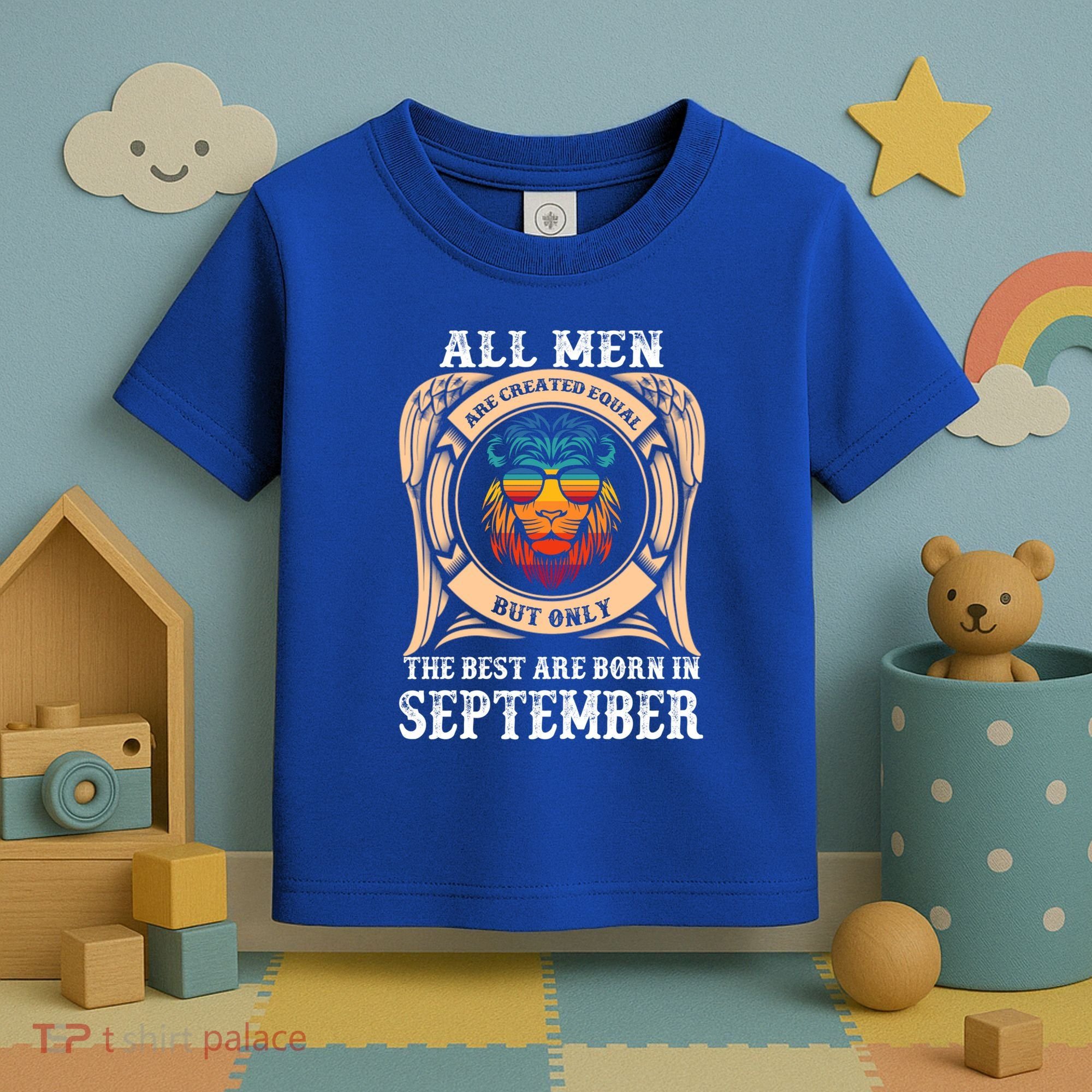 September Birthday Gift Born In September Idea Gift Toddler T-Shirt