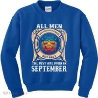 September Birthday Gift Born In September Idea Gift Kids Sweatshirt thumb 0